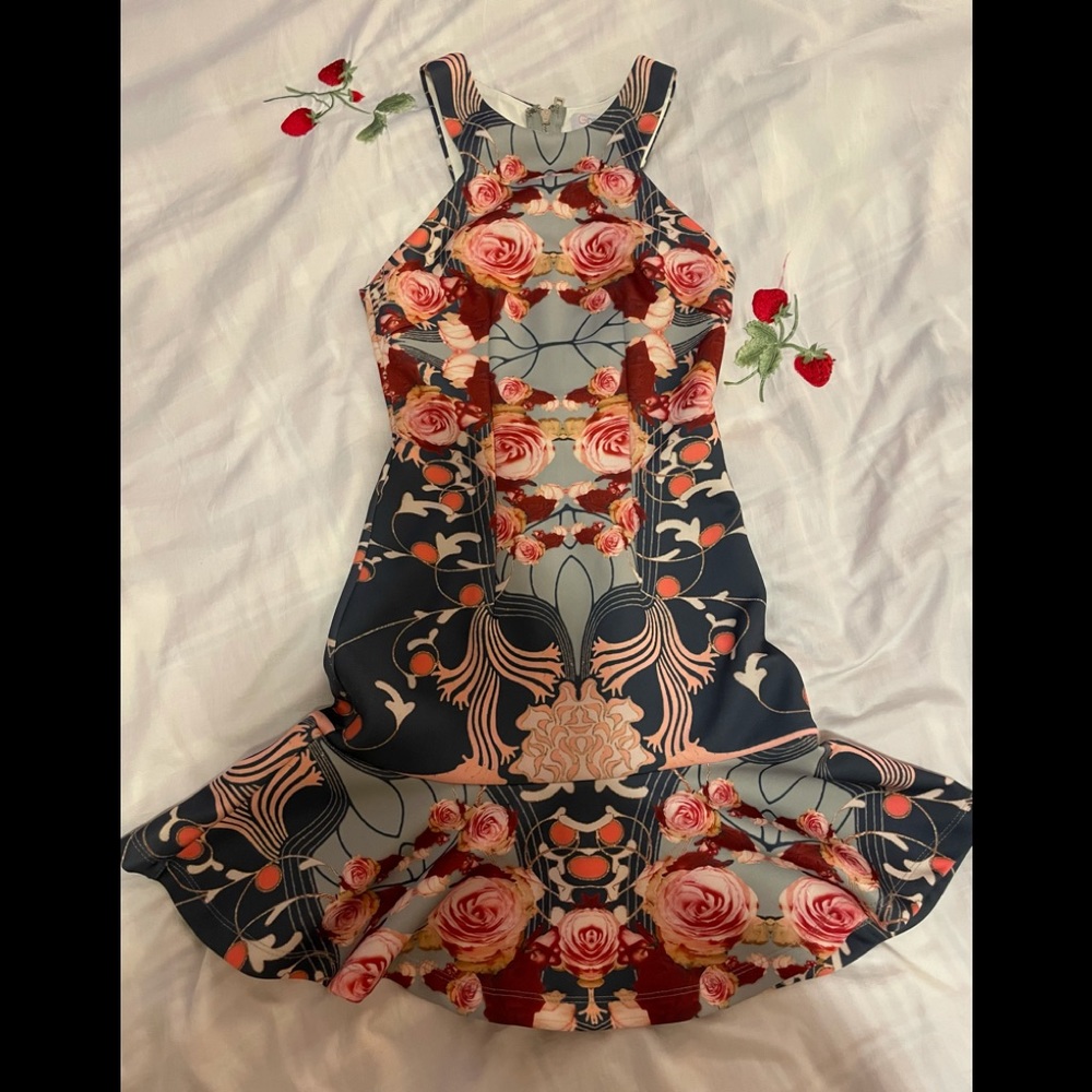 Flower dress. Pretty cute.